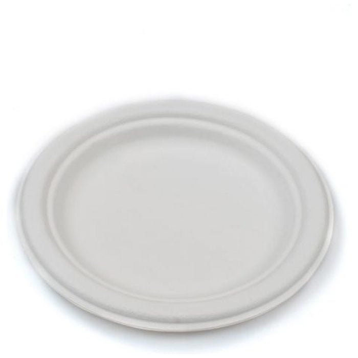 Compostable Bagasse Round Plate