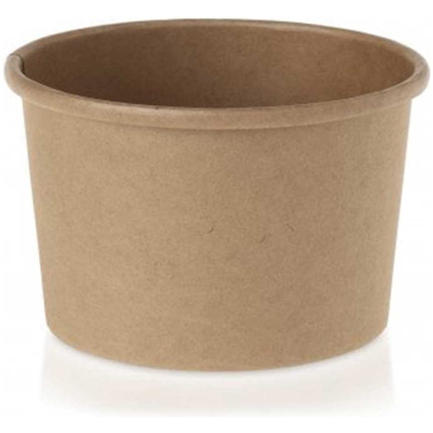 12oz Kraft Soup Containers Pack of 500 EcoBoxes