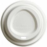 8oz Bagasse Compostable Hot Drink Sip Thru Lids