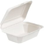 Bagasse Clamshell Take Out Containers