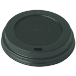 8oz Black Domed Sip-thru Lid