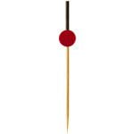 Red Disc Bamboo Skewer - 90mm