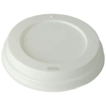 White Domed Sip-thru Lid - Pack of 1000
