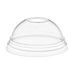 Clear Dome Lid No Hole for Smoothie Cup RPET (98mm)